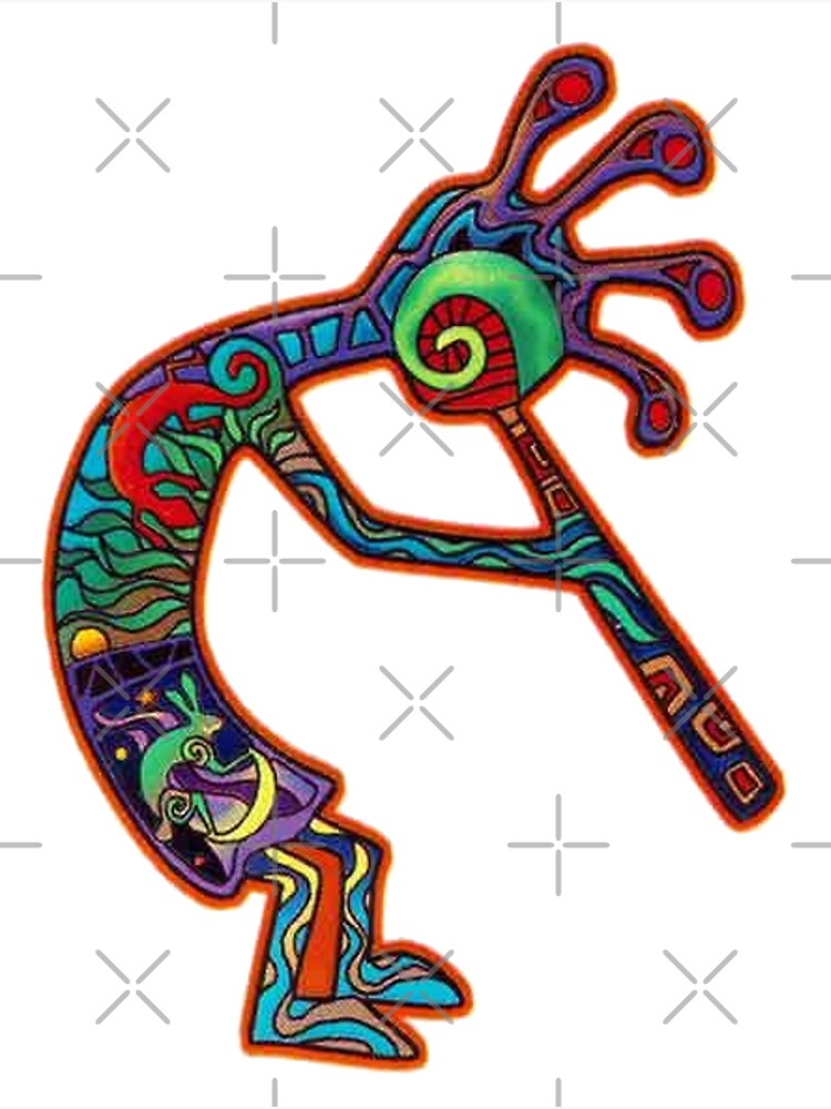 "Kokopelli" Poster by Ahimsazen Redbubble