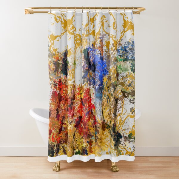 Flying angels Shower Curtain