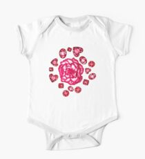 Garnets & Carnations One Piece - Short Sleeve