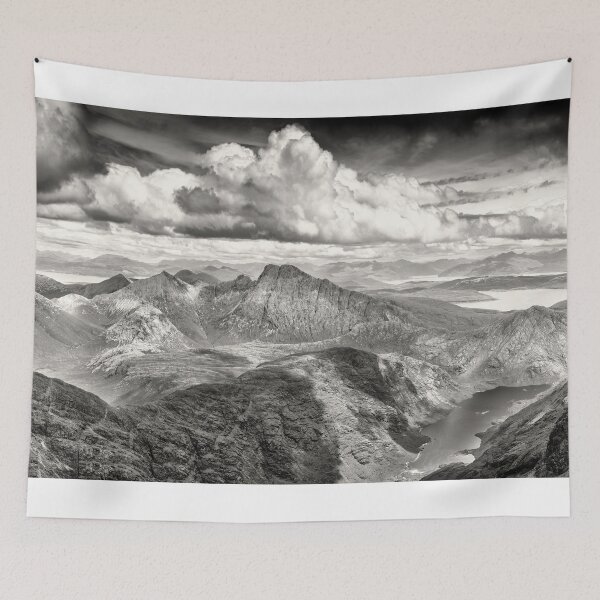 Item preview, Panoramic view from the summit of the Black Cuillin designed and sold by Phillip Thornton.