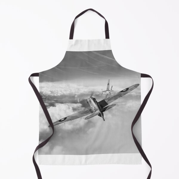 Item preview, Hawker Hurricane deflection shot B&W version designed and sold by Flight Artworks.