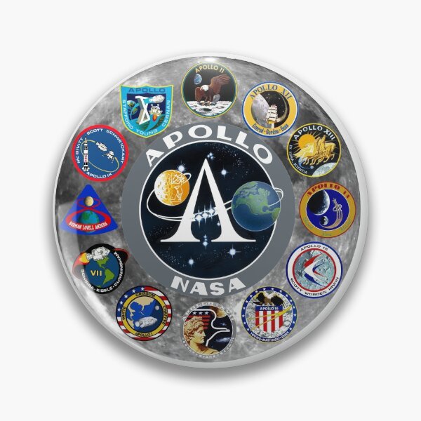 Item preview, Apollo Mission Composite Logo designed and sold by Nikki SpaceStuffPlus.