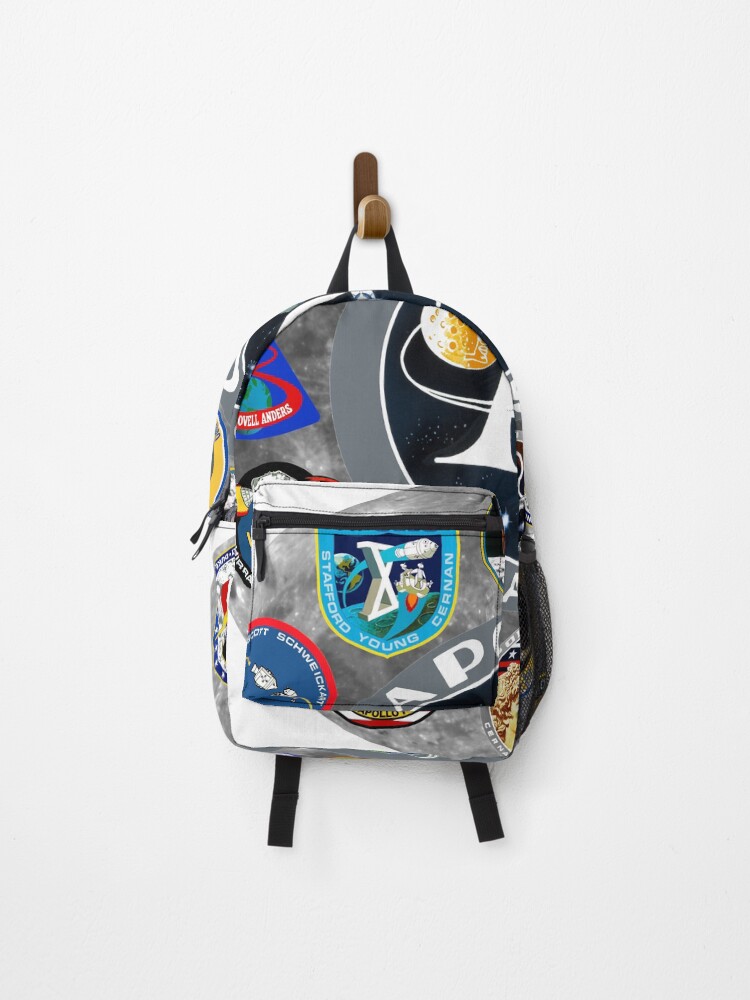 Thumbnail 1 of 3, Backpack, Apollo Mission Composite Logo designed and sold by Spacestuffplus.