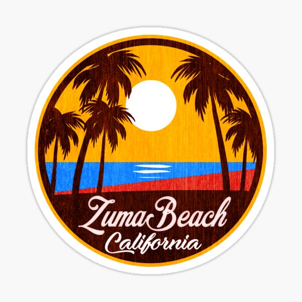 Zuma Beach Stickers 