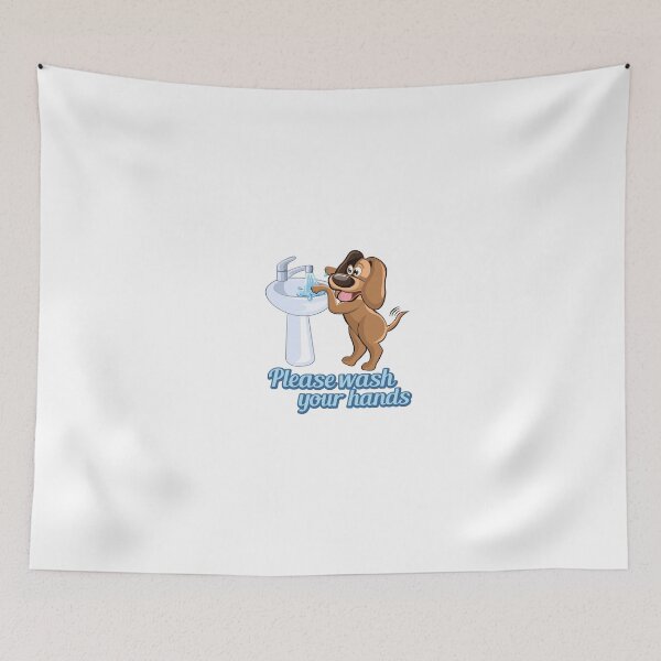 Item preview, Please wash Your Hand Poochie designed and sold by PoochiePooch.