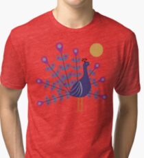 Gemmy Peacock Tri-blend T-Shirt