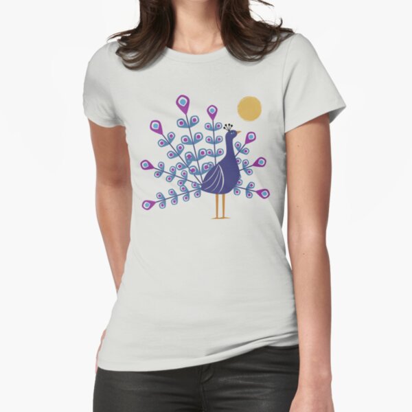 Gemmy Peacock Fitted T-Shirt