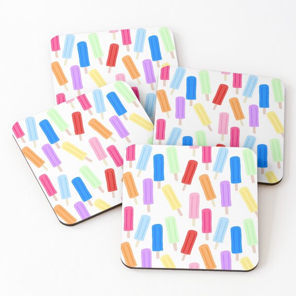 Item preview, Popsicle colorful repeat pattern designed and sold by Sarahgranchelli.