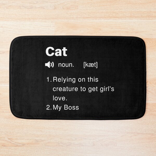 Item preview, Funny Cat Definition designed and sold by Sleepy Cat Design.