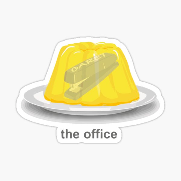 Stapler in Jello Mold” Vinyl Sticker - Official The Office Merchandis –  Papersalt