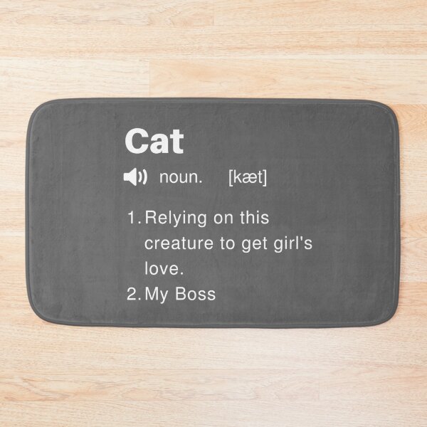 Item preview, Funny Cat Definition designed and sold by Sleepy Cat Design.