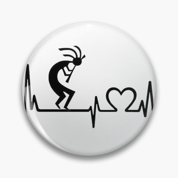 Item preview, Kokopelli heartbeat designed and sold by Ahimsazen.