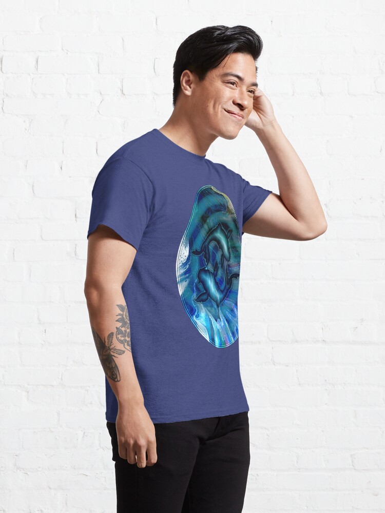 Alternate view of Fishes Circling Classic T-Shirt