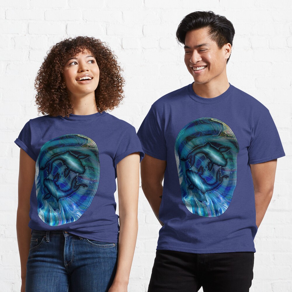 Fishes Circling Classic T-Shirt