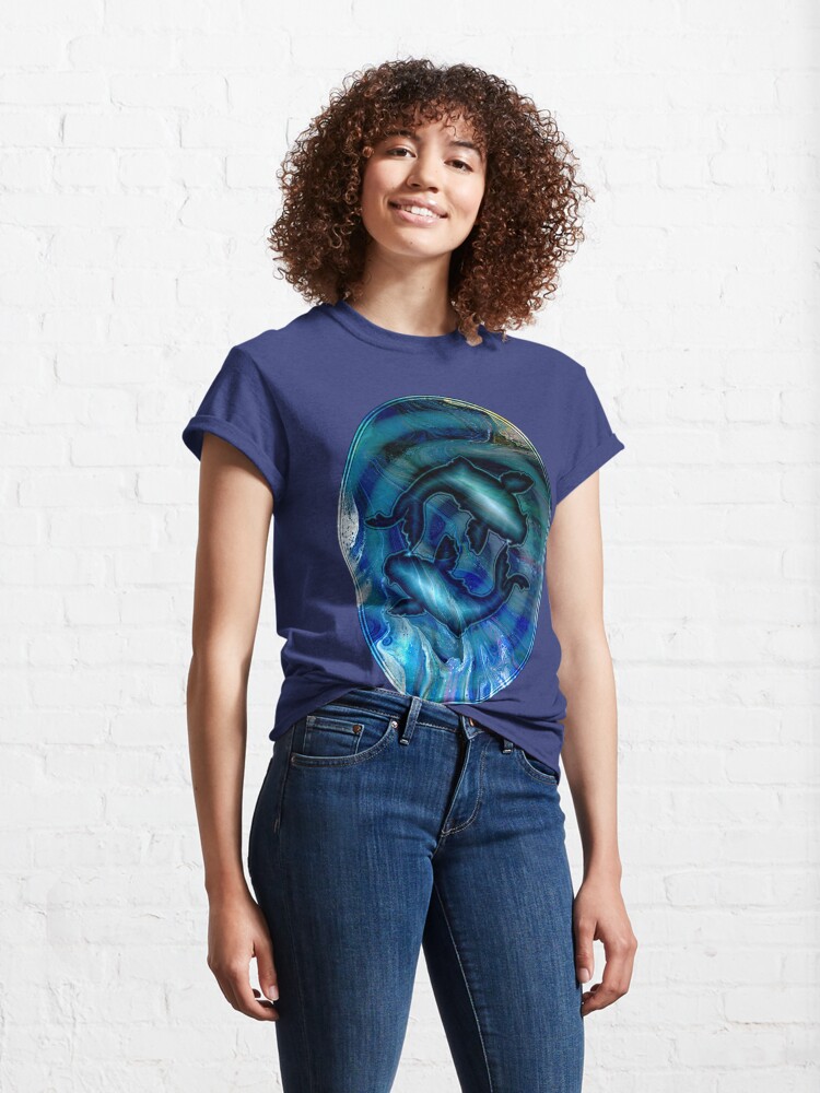 Alternate view of Fishes Circling Classic T-Shirt