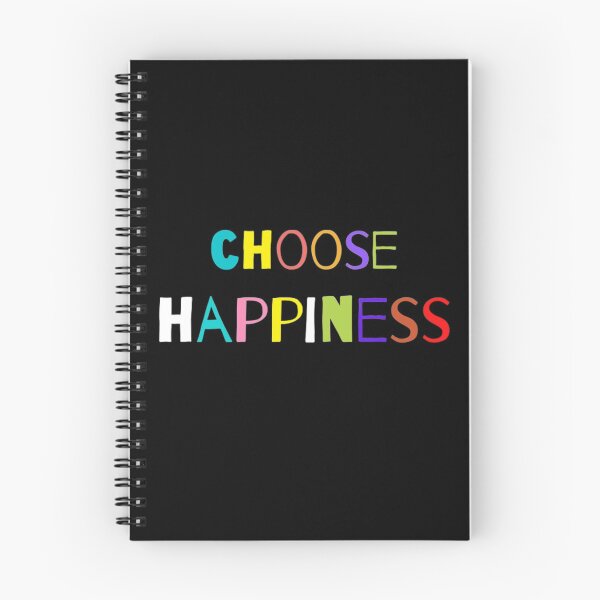Item preview, Choose Happiness Blck designed and sold by Shineyarts.