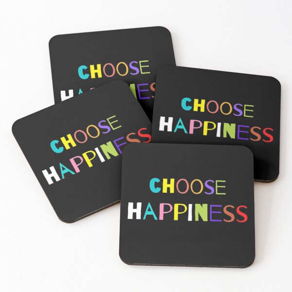 Item preview, Choose Happiness Blck designed and sold by Shineyarts.