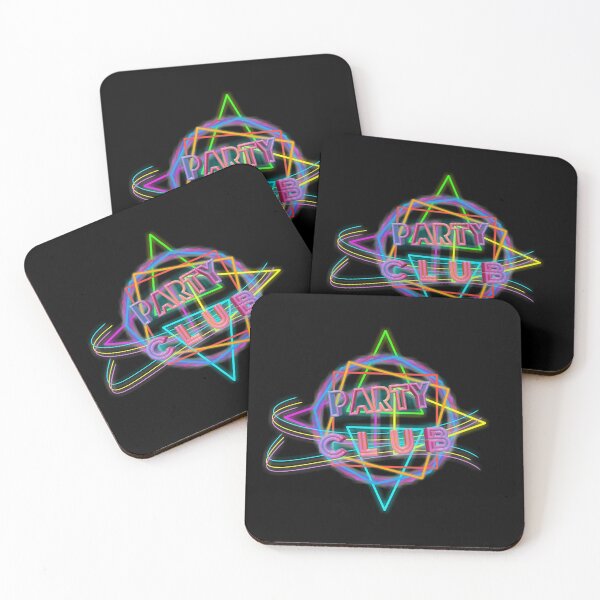 Item preview, Colourfull party club neon glowing design designed and sold by NandoArtDesign.