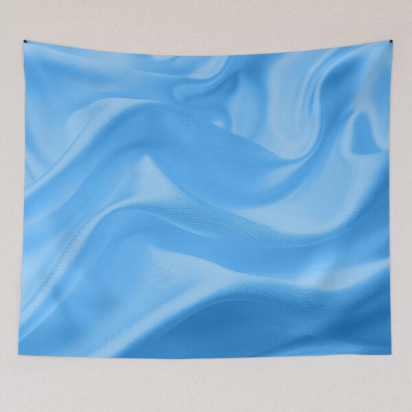 Item preview, Silky Satin Blue Folds designed and sold by WisdomInspired.