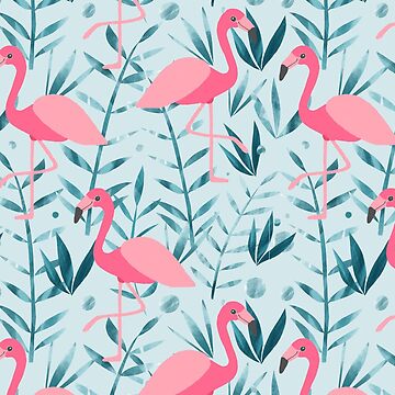 Artwork thumbnail, Flamingo fever by Mateja Lukežič