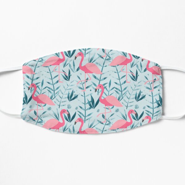 Flamingo fever Flat Mask