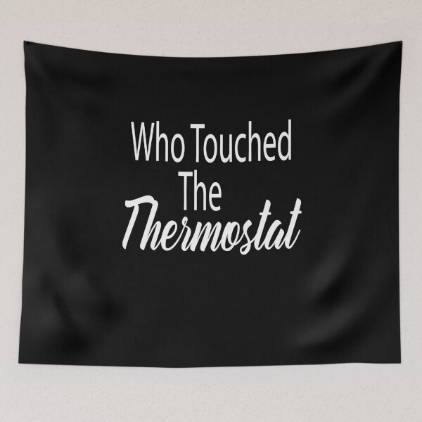 Item preview, who touched the thermostat  designed and sold by alikassi.