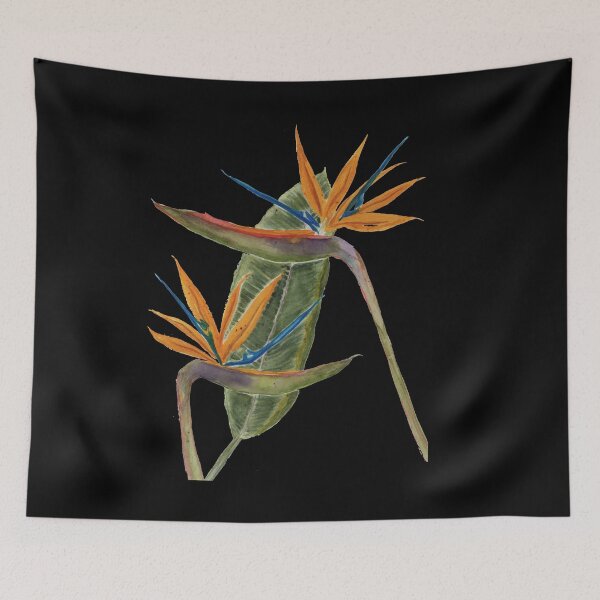 Item preview, Bird of Paradise flowers designed and sold by sharanarnoldart.