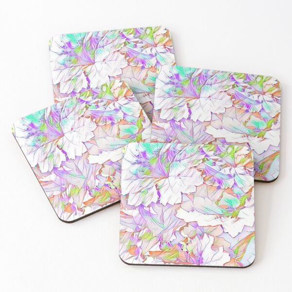 Bright Spring Foliage Coasters (Set of 4)
