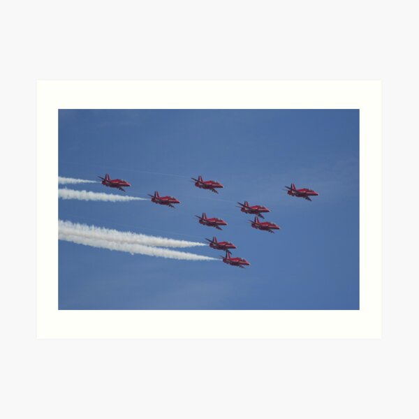 Red Arrows Art Print