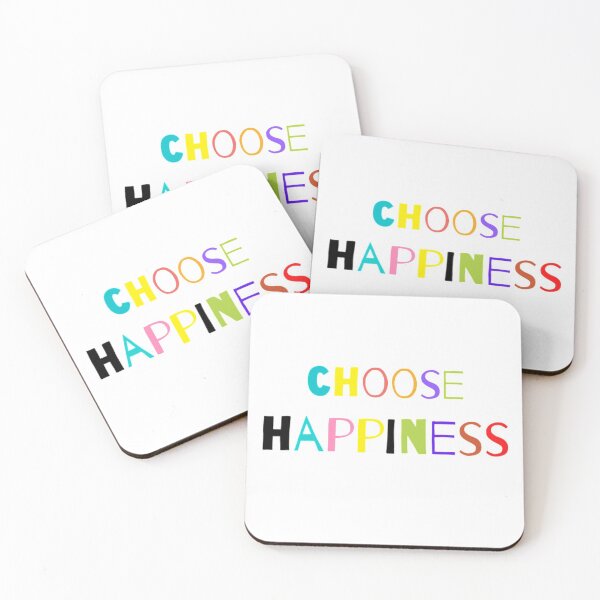 Item preview, Choose Happiness Whte designed and sold by Shineyarts.