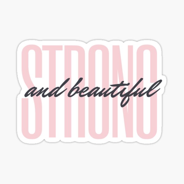 Item preview, Strong and Beautiful designed and sold by Naomi Byrne.
