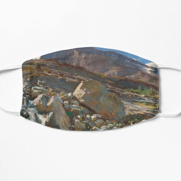 Simplon Pass Oil Painting by John Singer Sargent Flat Mask