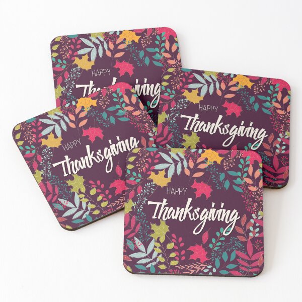 Item preview, Happy Thanksgiving Fall Leaves designed and sold by 3bythelake.
