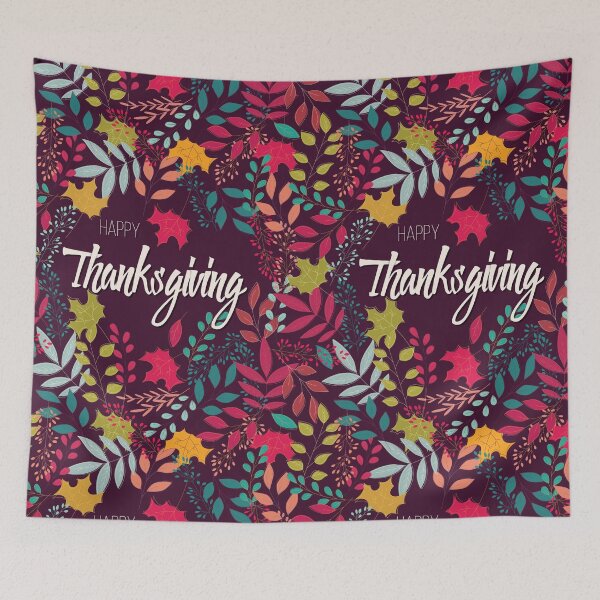 Item preview, Happy Thanksgiving Fall Leaves designed and sold by 3bythelake.