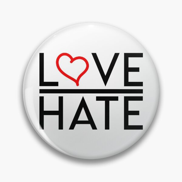 Item preview, Love Over Hate designed and sold by JenisAttic1.