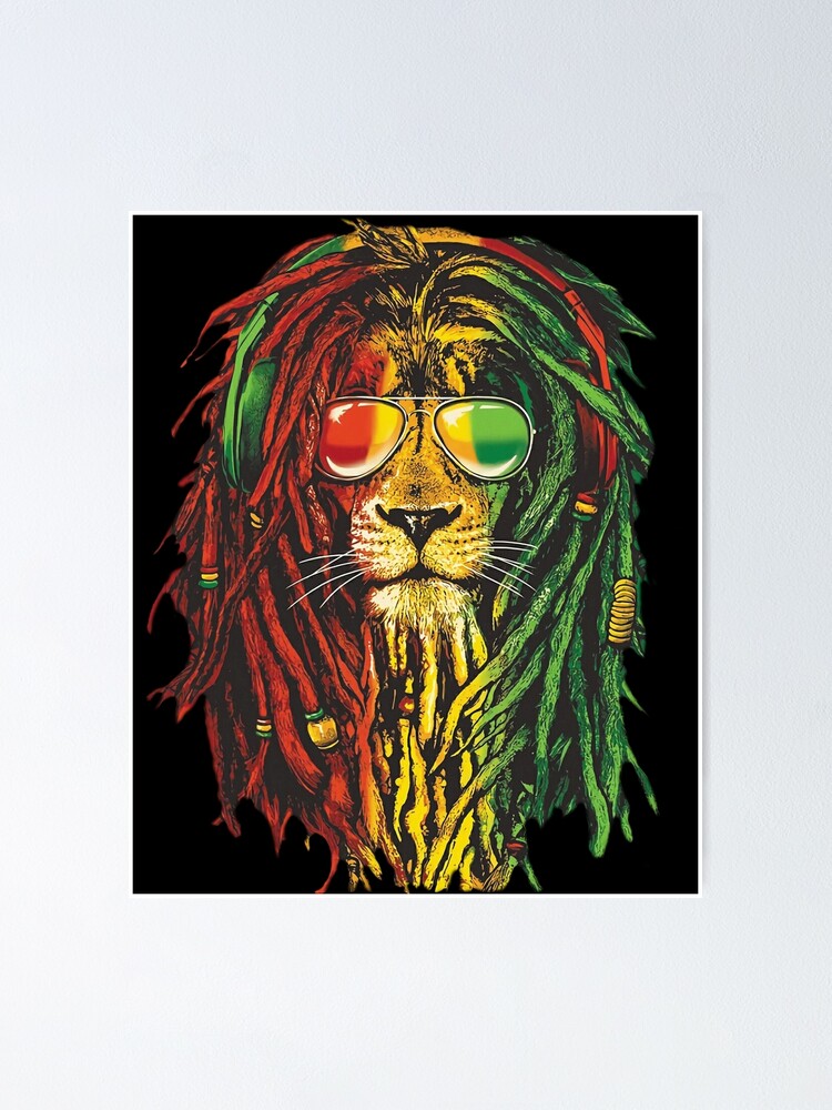 Marley Lion Art Dreadlock Rastafari T-Shirt For Rasta Lover Marley Lion Art Dreadlock Rastafari T-Shirt For Rasta Lover