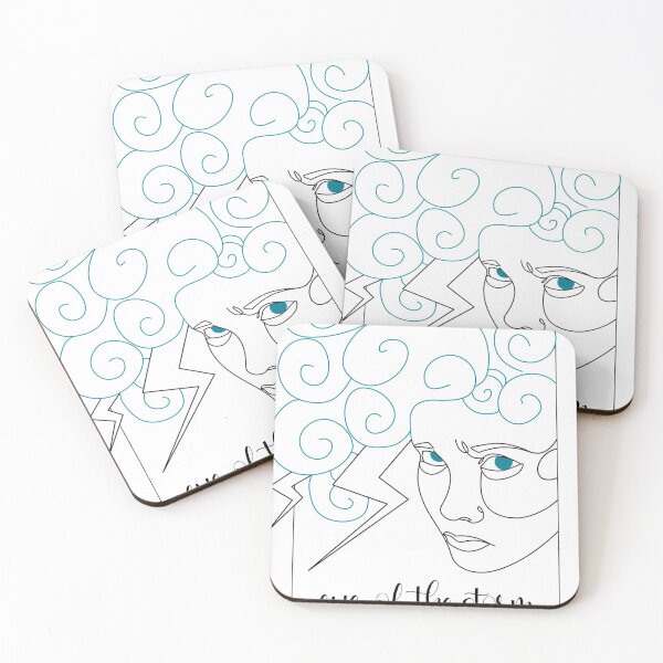 Item preview, cool fierce blue woman doodle designed and sold by CuteTees19.