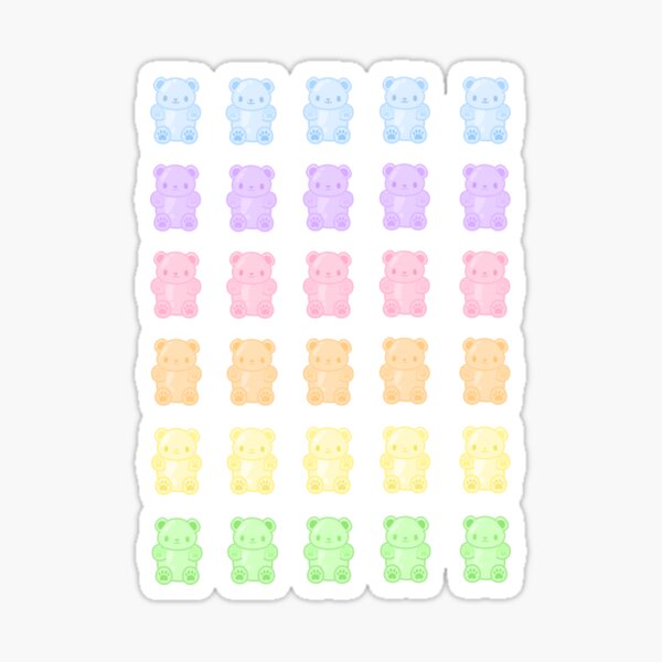 Item preview, Assorted Pastel Gummy Bears designed and sold by ItsChillJill.