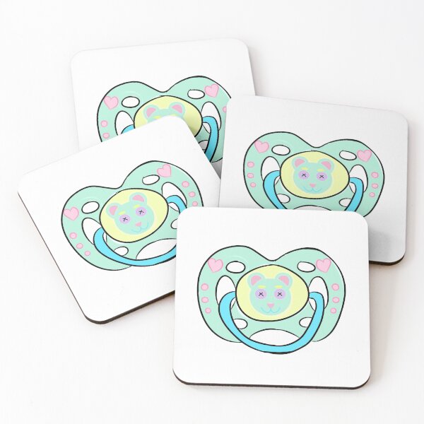 Item preview, Buttons the bear pacifier designed and sold by Cloud-Boy.