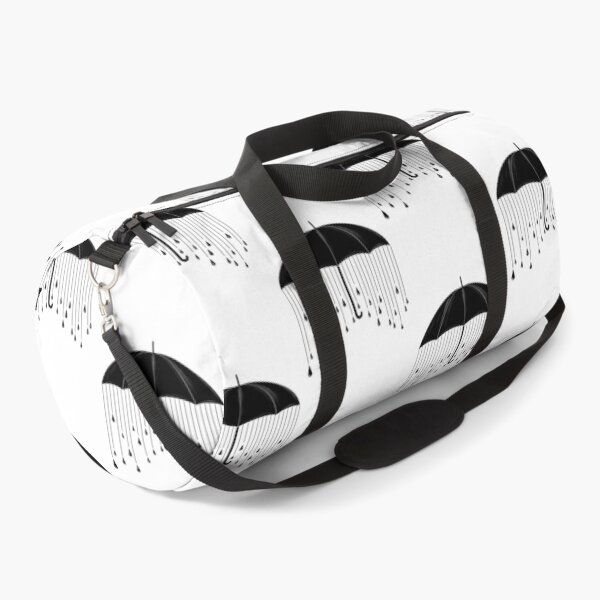 Item preview, Black and White Umbrella with rain droplets falling from Open Umbrella designed and sold by emassketches.