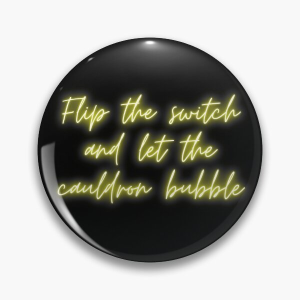 Item preview, Flip the switch and let the cauldron bubble Practical Magic designed and sold by myabstractmind.