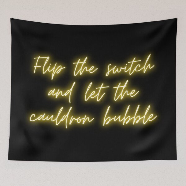 Item preview, Flip the switch and let the cauldron bubble Practical Magic designed and sold by myabstractmind.