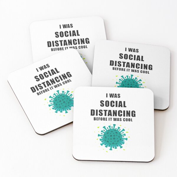 Item preview, I was Social Distancing - Before it was cool designed and sold by ThommyBLN.