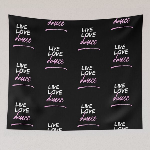 Item preview, Live Love Dance - White designed and sold by 8-COUNT Co. Clothing.