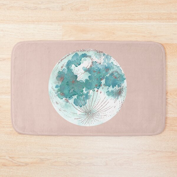 Item preview, Understated Glam Turquoise Moon designed and sold by ‧͙⁺˚*･༓☾ Moon Saikia ☽༓･*˚⁺‧͙.