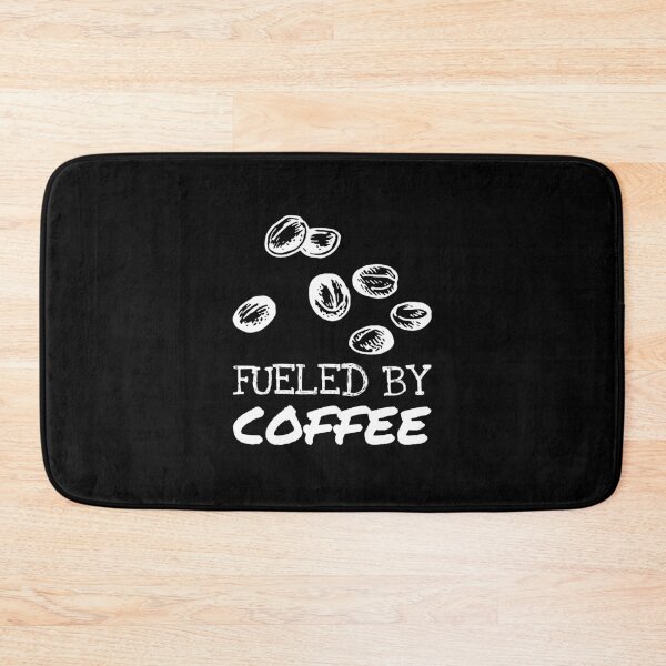 Item preview, Fueled By Coffee Bean Sketch White designed and sold by javes93.