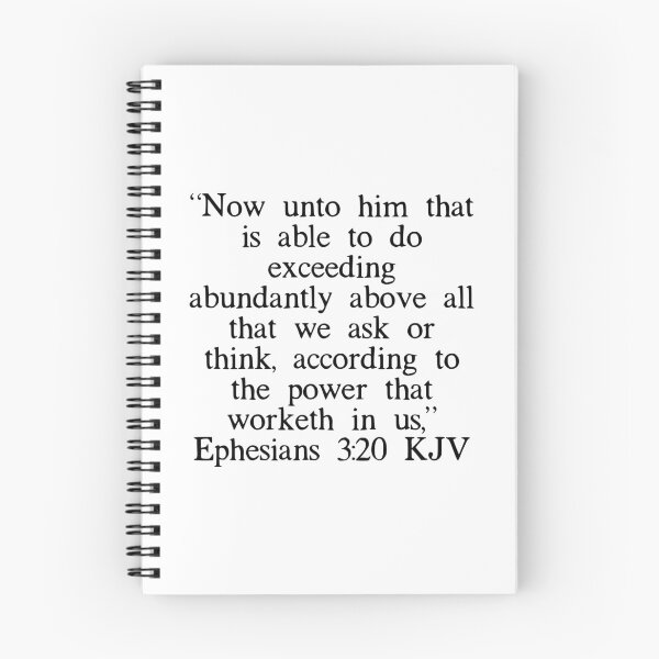 Item preview, Ephesians 3:20 KJV designed and sold by IBMClothing.