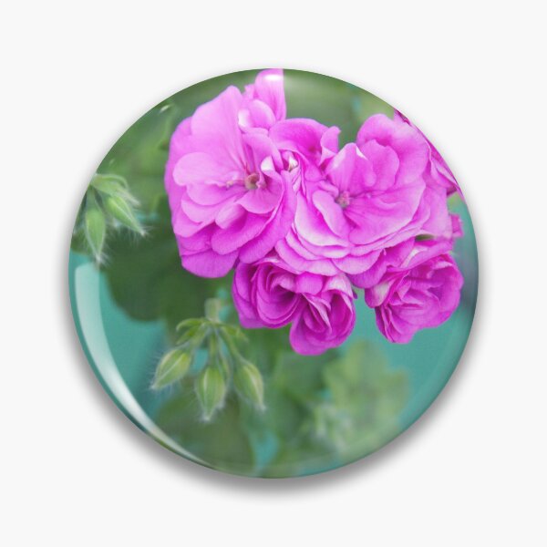 Item preview, Summer morning, pink pelargonium bloom designed and sold by Daridara.