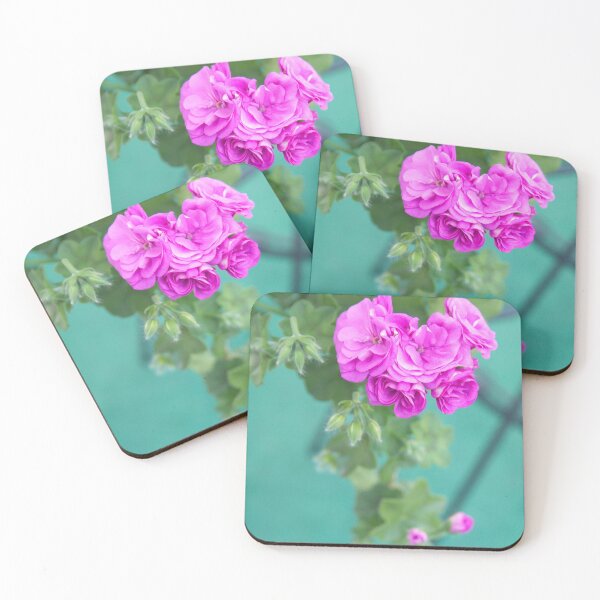 Item preview, Summer morning, pink pelargonium bloom designed and sold by Daridara.