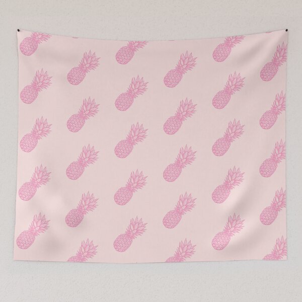 Item preview, Simple Pink Pineapple Pattern designed and sold by hearthearts.